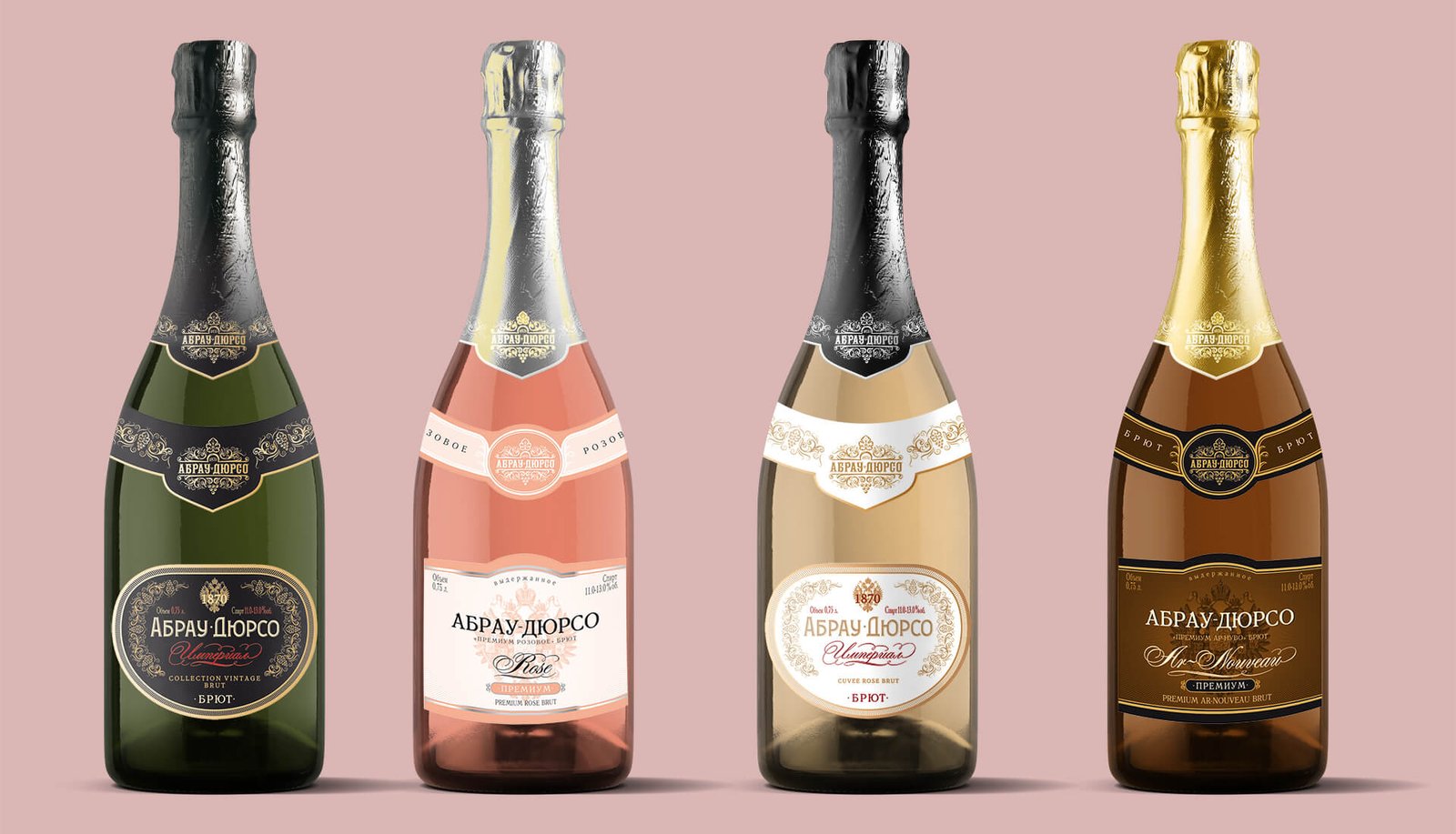 разработка дизайна упаковки шампанского GBS Решения для брендов