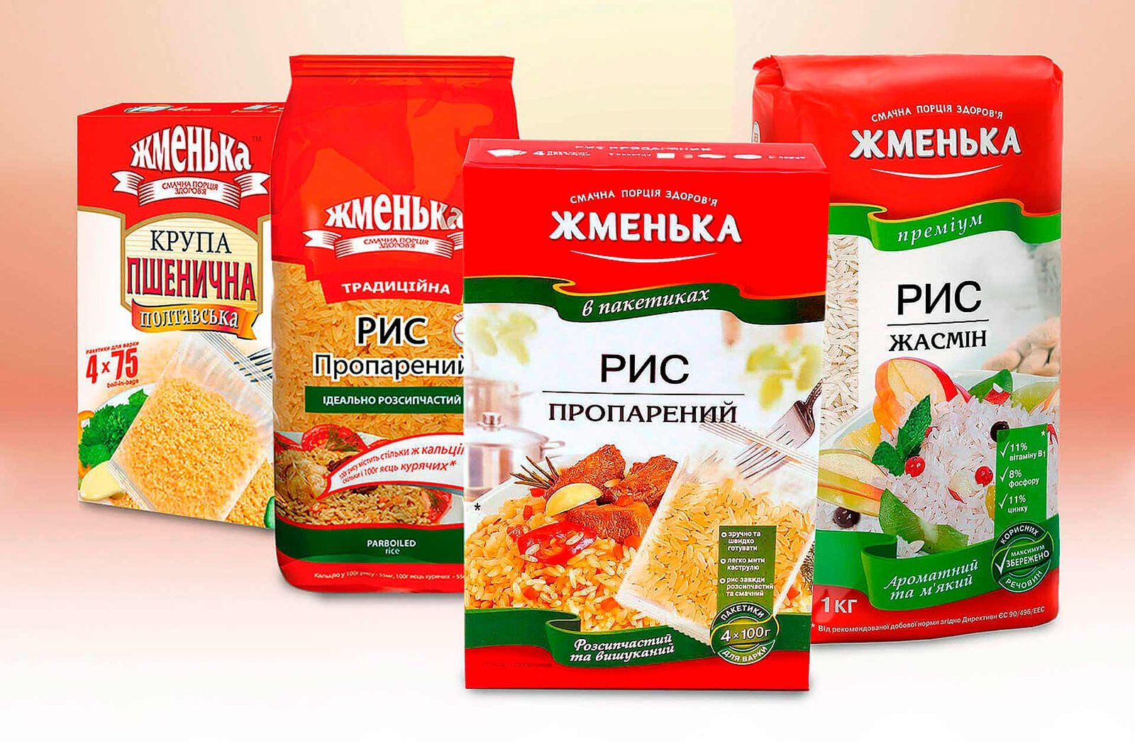 розробка бренду продукту, жменька упаковка, рішення для брендів GBS