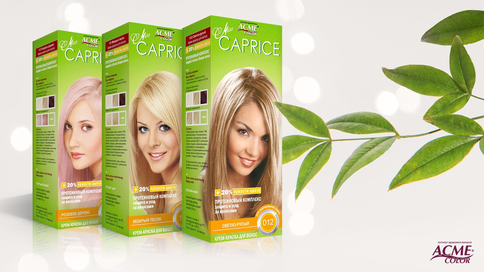 розробка дизайну упаковки Acme Color