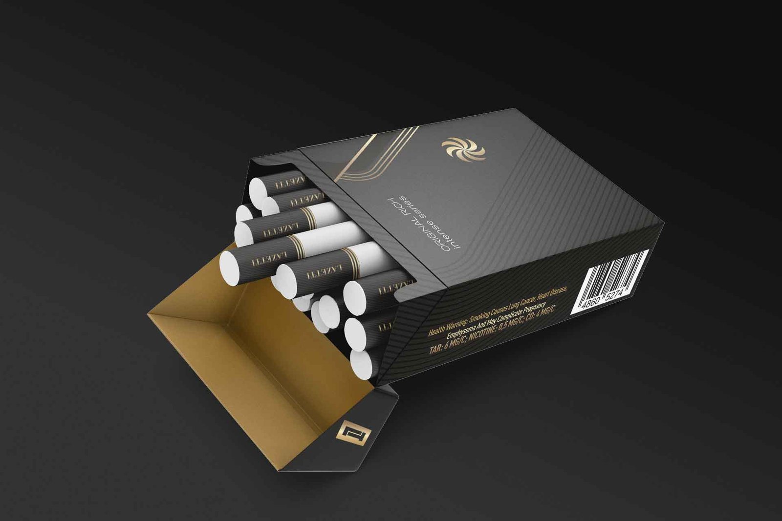 сигаретный дизайн упаковки