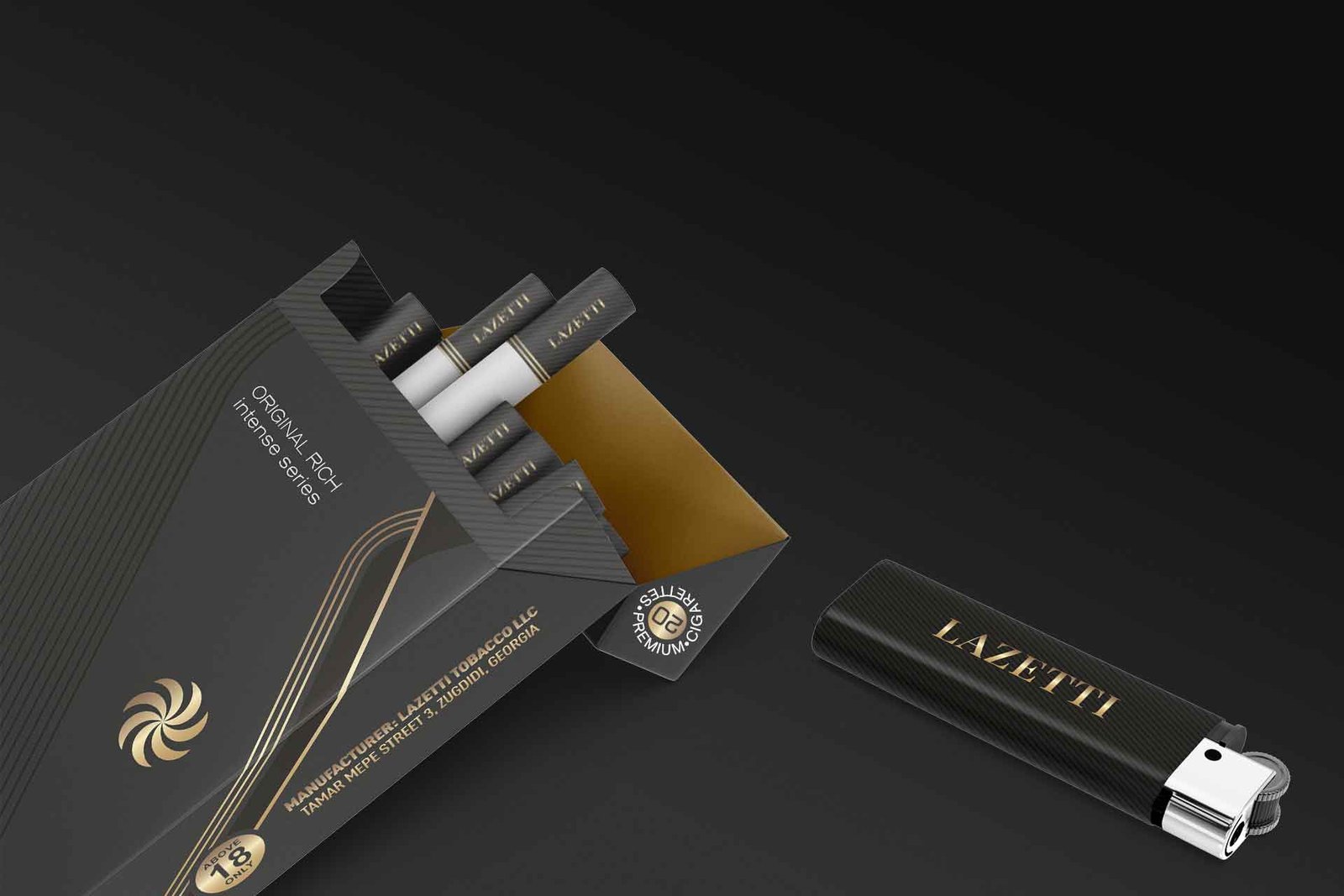 дизайн упаковки для сигарет