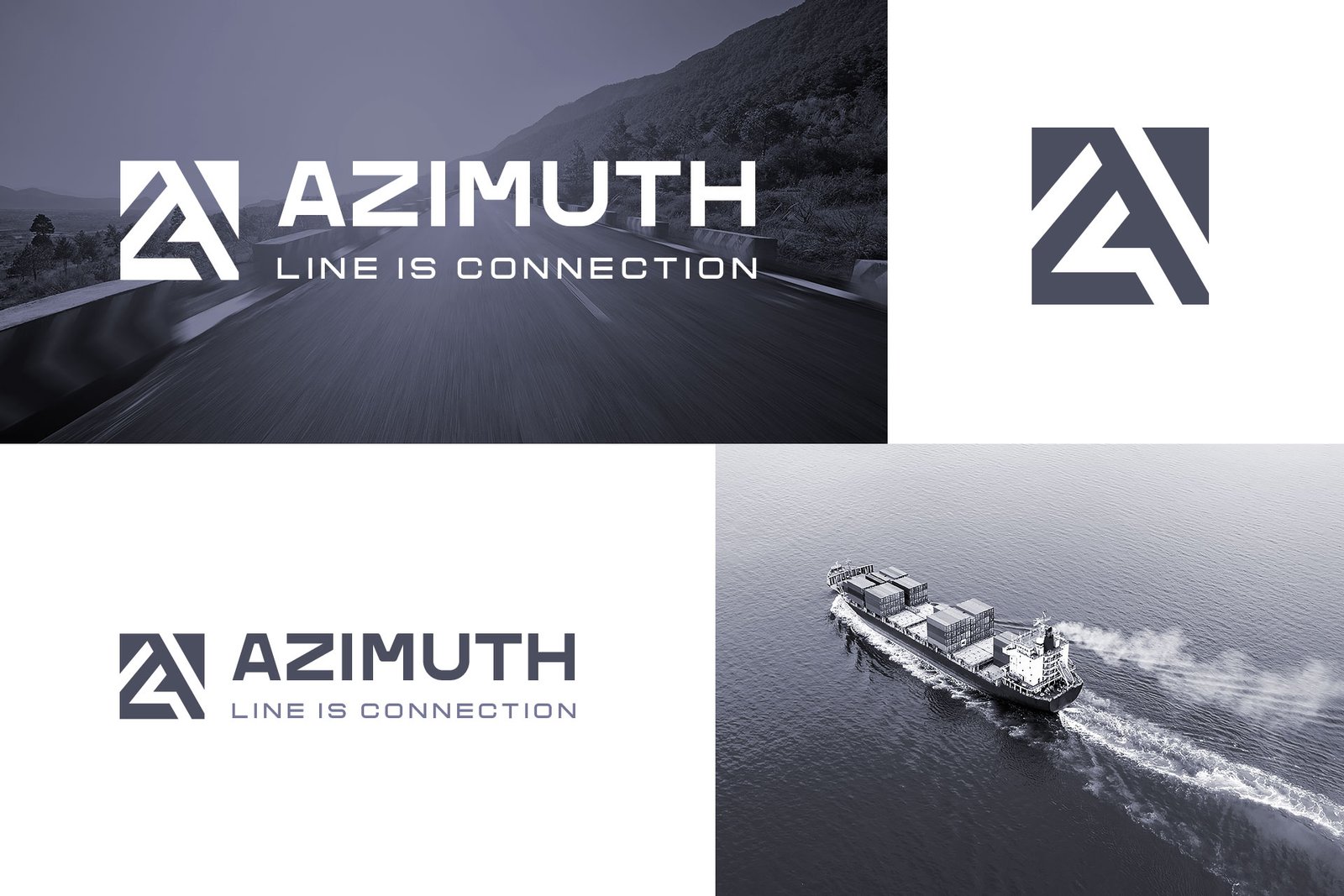 logo, corporate identity for Azimut Line