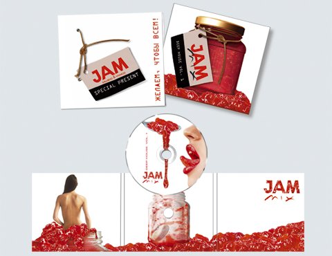 дизайн упаковки, компакт-диск, Jam